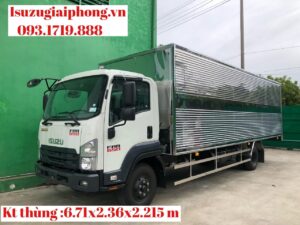 XE TẢI ISUZU  6.4 TẤN DÀI 6M7  MODEL FRRN650 THÙNG KÍN
