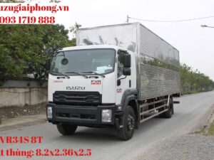 Xe tải Isuzu 8 tấn FVR900 thùng 8.2m